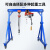 适用于龙门架起重可移动手推简易工字钢吊架行吊3吨5吨小型龙门吊可拆卸 1吨【高3.5米宽3.5米】