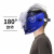 DEKO高清自动变光电焊面罩头戴式太阳能氩弧焊防护电焊帽烧焊焊接面罩 DNS980E