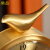 乘益轻奢座钟黄铜台式钟表摆件欧式简约台钟客厅书房桌面家用装饰坐钟 240全铜色（电波机芯）