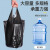大垃圾袋大号加厚手提厨房水桶黑色塑料袋背心式商用清洁袋 45*50CM[100只]加厚3丝[厨房 加厚