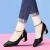 FIMINDRY单鞋女2024春季新款小众设计感高跟鞋工作通勤妈妈鞋气质女鞋子 9013-2米色 35