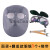 翻盖款电焊面罩全脸头戴式焊帽工用品装备灰色塑料眼镜烧焊防护罩 塑料面罩+2个翻盖眼镜+头戴绳