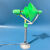 微型螺旋型风力发电机 阿基米玫瑰型模型微风启动 科学实验发电灯 颜色定制请联系客服