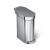 定制Simplehuman 办公客厅厨房卫生间脚踏45/40/5超薄垃圾桶 亮银色45L超薄垃圾桶