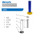 Airsafe 航安 滑行道边反光标志棒（TRM-35）立式标明滑行道边界【滑行道灯具系列】