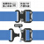 胜丽五点式安全带安全绳全身式新国标双大钩1.8米+缓冲包 1套装