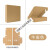 快递纸箱 彩色飞机盒 特硬3层5层双E坑KK包装纸盒纸箱支持定制印 深棕色 定制规格