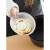 锡纸碗盘圆形烤鸡蛋花甲粉丝专用一次性锡箔纸盒煲仔饭打包锡纸盒 7寸深盘10个装