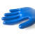 星宇手套N518劳保手套防滑耐磨丁晴橡胶浸胶胶皮加厚防水防油手套 天蓝色(12双) M