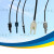 工厂供AVAGO高塑料光纤连接器ABB高低压变频器逆变器光纤接头 HFBR4511（蓝）个