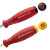 PB强磁十字一字螺丝刀电工维修改锥起子高硬度螺丝批 红色PB 8100一字螺丝刀 6.5×140mm