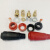 氩弧焊机二气保焊机通用型快速插头座TSMDZ70-RZ红黑公母插头 松下电源插座TSMDZ70-RZ(红)