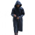 适用于制式雨衣户外长款全身加大雨披防暴雨成人男女士连体雨衣一 藏青色 XL