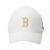 MLB官网 男童女童帽子 2024新款户外遮阳棒球帽运动鸭舌帽 7ACPC014N 波士顿队/奶油色 F2