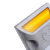 卡英 反光铸铝道钉 突起凸起路标 车库安全反光标志 双面铸铝道钉 双黄（4只装）