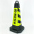 海斯迪克 HKLZ-1 63×28×28常规黄黑禁止停车 塑料方锥 隔离墩路障雪糕筒 警示交通设施路锥方锥