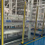 工业机器人围栏自动化设备安全防护网车间仓库隔离网工厂铁丝护栏 2m高*0.4m宽黄柱黑网