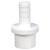 pvc水箱配件宝塔接头软管水管接头变径直通鱼缸上下水管塑料管件 25*16--白色