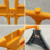 1350B安全胶马交通隔离护栏施工移动围栏道路护栏道路防护栏 黄色长1350*高850mm/3kg