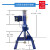 分散机搅拌器2KW砂磨机涂料液体油漆数显可调速3KW搅拌机乳化齐威 JFS-5500S防爆电机5.5KW(2.2米支架