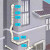 75*65挂机空调管子装饰遮挡套管白色PVC空调管道管槽空调保护套管 垂直弯
