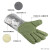S515 1000度工业耐高温隔热手套芳纶铝箔防烫阻燃铸造模具 双层棉隔热手套耐温200度长款