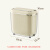 斯威诺 N-4061 内外双桶PET智能感应垃圾桶 夹缝垃圾篓 14升白色电池款