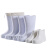 耐磨高筒棉靴白色食品靴 耐油耐酸食品厂厨房保暖雨靴EVA胶鞋工业品 高度36cm左右：白色(牛筋底-不加棉) 36