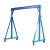 KOIO 移动式龙门吊小型龙门架工地可拆卸升降航吊天车简易起重机 2吨【高3米*宽3米 】