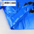 蓝色可回收垃圾袋分类包装袋塑料袋环保黑色蓝色废物袋 蓝色袋/提手76*90/100个 加厚