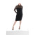卡尔文·克莱恩（Calvin Klein）女式网眼中长紧身连衣裙 - 黑色 黑色的 US 16 (XL)