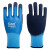 盛港 SHENGGANG 手套劳保加厚橡胶耐磨浸胶工地手套工作 XL 10付/包 蓝色 XL