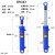 3吨5吨液压油缸液压缸双向升降小型重型油顶液压站劈柴机配件大全 缸径63 杆径35 行程500 实心镀