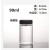定制透明高硼硅玻璃样品瓶试剂瓶实验分装瓶耐腐蚀耐高温瓶广口密 透明90ml+硅胶垫