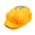 Golmud太阳能风扇安全帽 夏季国标工地 双空调散热头盔 GD1710 黄色 【六风扇】语音+预警 
