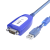裕合联USB转485/422转换器串口线工业级通讯模块RS485九针9针db9 USB转485/422TI+CH340双芯 5m