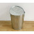 防火垃圾桶镀锌桶船用桶带盖防阻燃圆形储物桶环卫桶厨房烧纸室外 75升直径45公分*高60公分