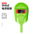 聚远（JUYUAN）电焊面罩 全脸部手持式焊帽隔热烧轻便防护面具 加强版果绿色3个装 1件价