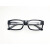 超轻高清树脂片塑料架舒适远视镜100-400度中老年眼镜平光 亮黑+300°