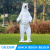 掌观仿真北极熊摆件玻璃钢雕塑商场卡通美陈户外公园林景观游乐园动物 O款北极熊高185cm