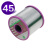 牵跃 松香焊丝 有铅锡丝 有铅锡线 Sn45Pb55 单位：卷  800G/卷（1.0mm) 