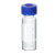 翌哲 2ml透明/棕色进样瓶液相色谱玻璃样品瓶安捷伦取样瓶顶空瓶 盖垫组合 开孔盖蓝色(100个/包)含垫片