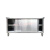加厚304不锈钢工作台厨房专用操作台拉门打荷台桌子台面 加厚整体焊接120*80*80单通