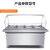 橙央（4格4盆加厚（不含接菜台））快餐保温台商用玻璃罩售饭台小型汤池电加热小碗菜食堂打菜台式车备件E598