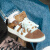 阿迪达斯 （adidas）休闲鞋男鞋2024夏季新款三叶草运动鞋面包鞋低帮板鞋IE9863 IF8774土黄 43