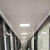 商用厨房办公室吊顶材料60X60天花板铝合金烤漆白色铝扣板600x600 600x600x0.8mm