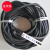 O型实心圆条橡胶条耐油耐磨填缝密封条 黑橡胶绳圆柱型橡胶密封件 直径15mm5米