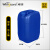 威佳堆码桶耐腐蚀化工桶方形塑料桶加厚水桶酒桶蓝色20L蓝色