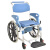 硕基轮式椅坐便器瘫痪老人可洗澡多功能轮椅移动马桶坐便器防水护理椅防水可折叠座坐便轮椅
