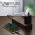 黑色创意木纹插座转换器 高端插线板办公桌面排插创意插排插线板 R6030复古系列3插15米